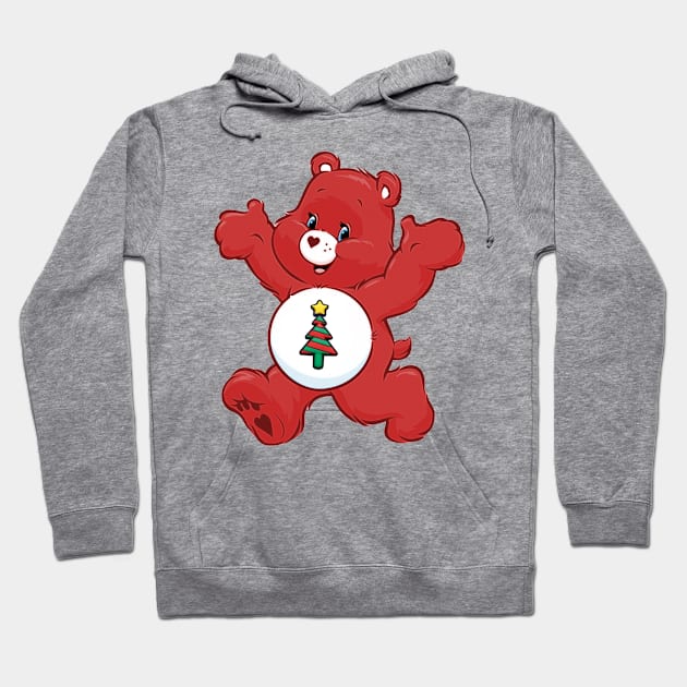 Christmas Bear Hoodie by WkDesign